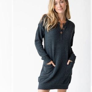 Natural Life Cozy Up Dress XS Blue